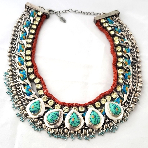 Zara Jewelry - Zara tribal beaded chunky necklace statement